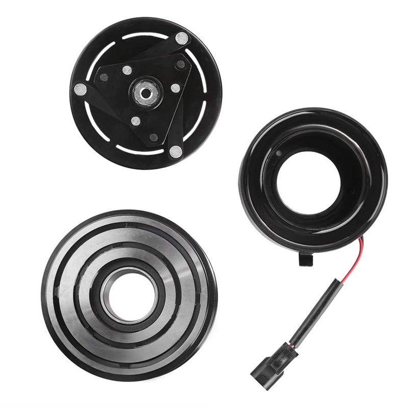Saihisday AC Compressor Clutch Assy Replacement for Nissan Sentra 2007-2011 2.0L Air Conditioning Repair Kit Plate Pulley Bearing Coil - Image 3